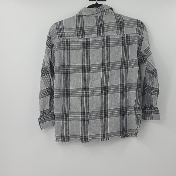 AG Adriano Goldschmied kids gray flannel top - Picture 2 of 5